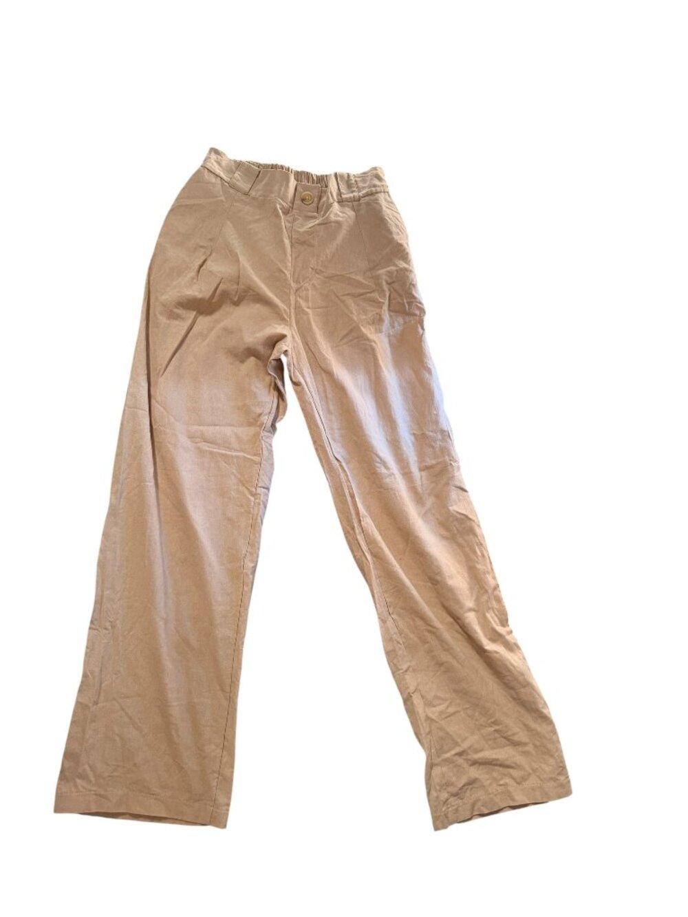 Linen cream pants (S-M) unused